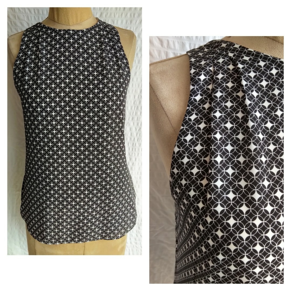 Banana Republic Patterned Lined Blouse